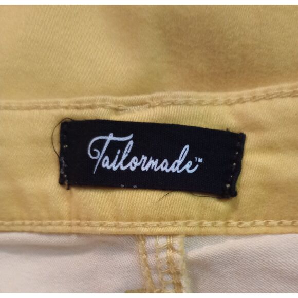 Tailormade Woman's Size 14 Yellow Pants - Picture 5 of 6
